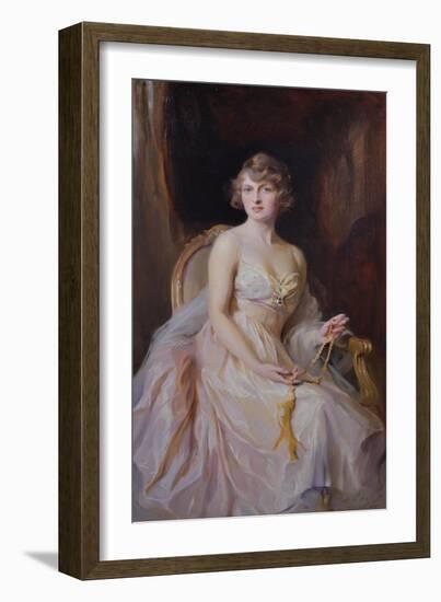 Vera Boscawen, Lady Broughton, 1922-Philip Alexius De Laszlo-Framed Giclee Print