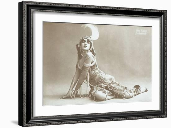 Vera Fokina in Scheherazade-null-Framed Photographic Print