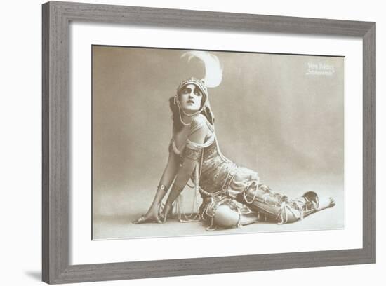 Vera Fokina in Scheherazade-null-Framed Photographic Print