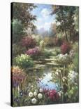Garden Atrium ll-Vera Oxley-Stretched Canvas