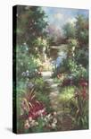 Garden Atrium l-Vera Oxley-Framed Stretched Canvas