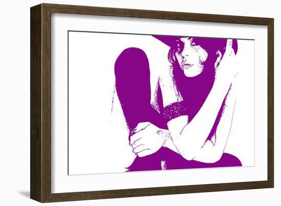 Vera Purple-NaxArt-Framed Art Print