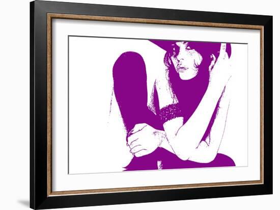 Vera Purple-NaxArt-Framed Art Print