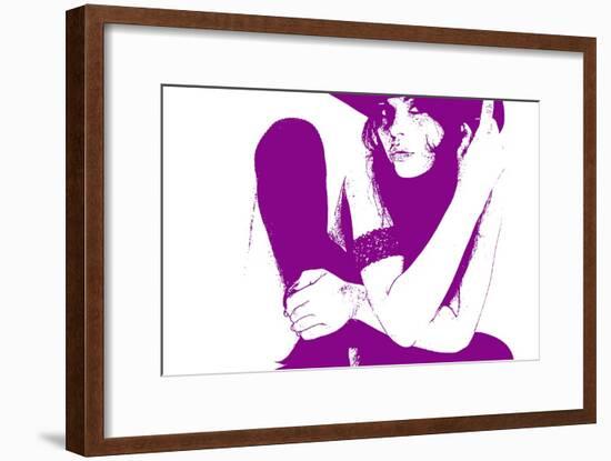 Vera Purple-NaxArt-Framed Art Print