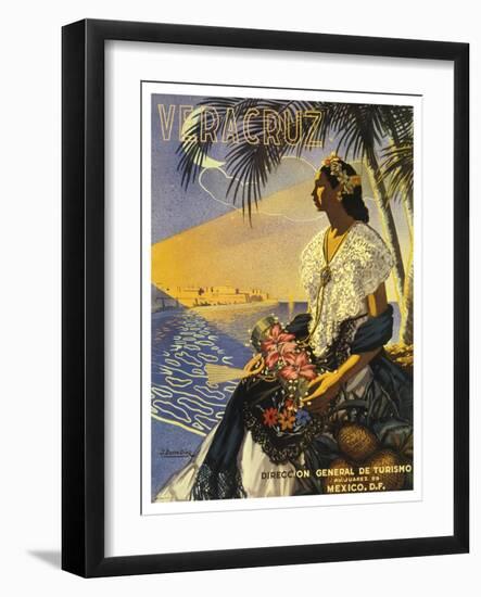 Veracruz Woman-null-Framed Giclee Print