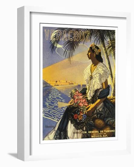 Veracruz Woman-null-Framed Giclee Print