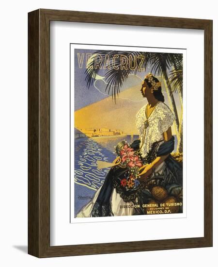 Veracruz Woman-null-Framed Giclee Print