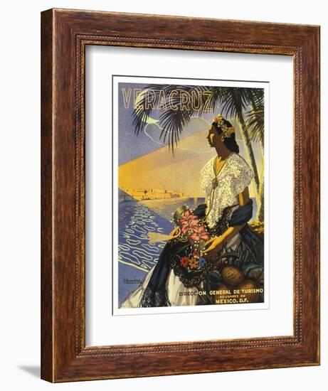 Veracruz Woman-null-Framed Giclee Print