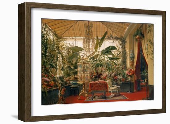 Véranda de la Princesse Mathil-Charles Giraud-Framed Art Print