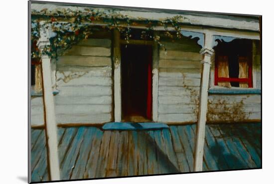 Verandah NZ 2002 (Oil on Panel) Sunny Porch-Lee Campbell-Mounted Giclee Print