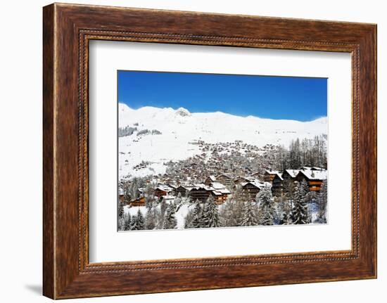 Verbier Ski Resort, Valais, Swiss Alps, Switzerland, Europe-Christian Kober-Framed Photographic Print