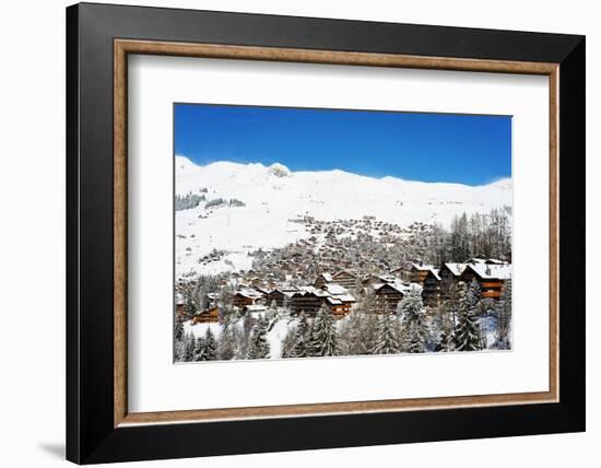 Verbier Ski Resort, Valais, Swiss Alps, Switzerland, Europe-Christian Kober-Framed Photographic Print