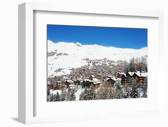 Verbier Ski Resort, Valais, Swiss Alps, Switzerland, Europe-Christian Kober-Framed Photographic Print