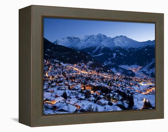 Verbier, Valais, Four Valleys Region, Switzerland-Gavin Hellier-Framed Premier Image Canvas