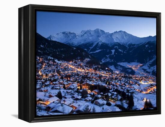 Verbier, Valais, Four Valleys Region, Switzerland-Gavin Hellier-Framed Premier Image Canvas