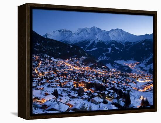 Verbier, Valais, Four Valleys Region, Switzerland-Gavin Hellier-Framed Premier Image Canvas
