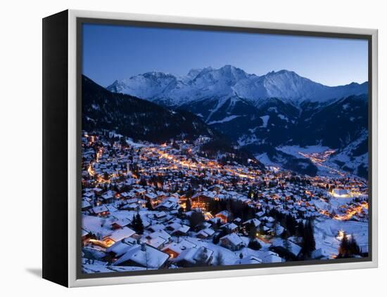 Verbier, Valais, Four Valleys Region, Switzerland-Gavin Hellier-Framed Premier Image Canvas