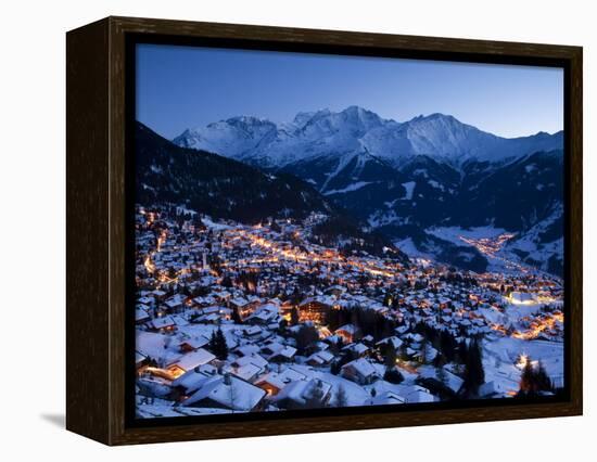 Verbier, Valais, Four Valleys Region, Switzerland-Gavin Hellier-Framed Premier Image Canvas