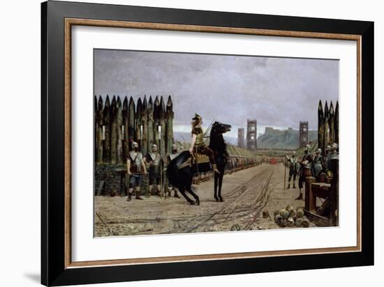 Vercingetorix (72-46 BC) Before Caesar, 52 BC, 1886-Henri-Paul Motte-Framed Giclee Print