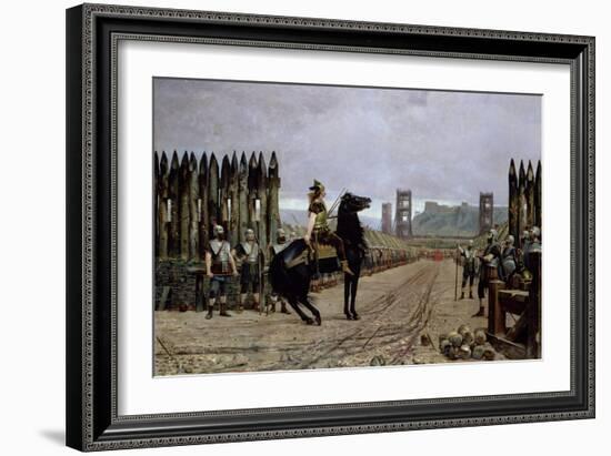 Vercingetorix (72-46 BC) Before Caesar, 52 BC, 1886-Henri-Paul Motte-Framed Giclee Print