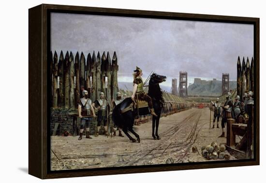 Vercingetorix (72-46 BC) Before Caesar, 52 BC, 1886-Henri-Paul Motte-Framed Premier Image Canvas