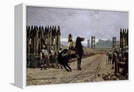 Vercingetorix (72-46 BC) Before Caesar, 52 BC, 1886-Henri-Paul Motte-Framed Premier Image Canvas