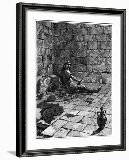 Vercingetorix Imprisoned in the Tullianum in Rome, C52-46 BC (1882-188)-null-Framed Giclee Print