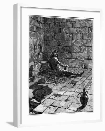 Vercingetorix Imprisoned in the Tullianum in Rome, C52-46 BC (1882-188)-null-Framed Giclee Print