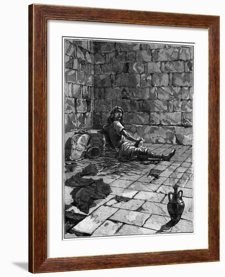 Vercingetorix Imprisoned in the Tullianum in Rome, C52-46 BC (1882-188)-null-Framed Giclee Print