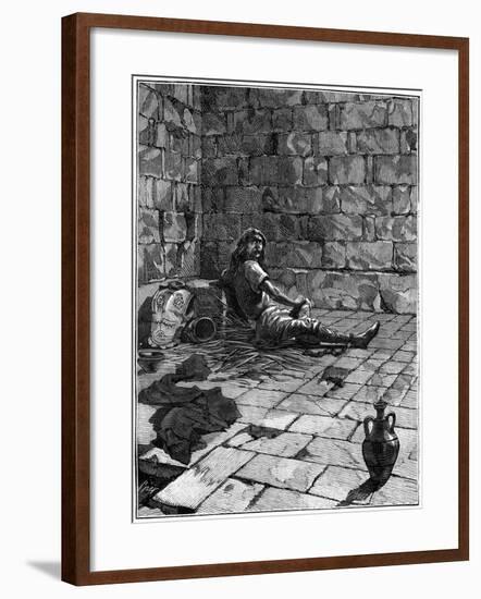 Vercingetorix Imprisoned in the Tullianum in Rome, C52-46 BC (1882-188)-null-Framed Giclee Print