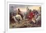 Vercingetorix Throws Down His Arms at the Feet of Julius Caesar, 1899-Lionel Noel Royer-Framed Giclee Print