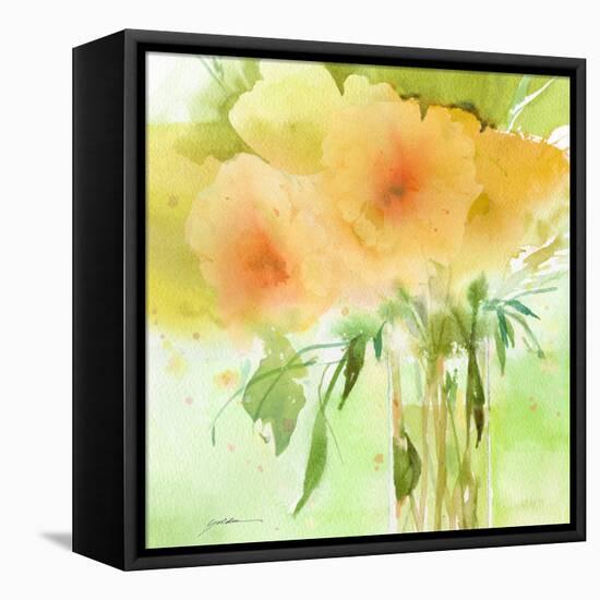 Verdant Bouquet-Sheila Golden-Framed Stretched Canvas