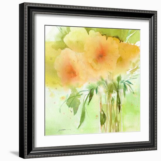 Verdant Bouquet-Sheila Golden-Framed Art Print