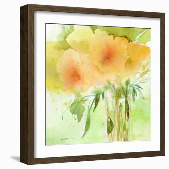 Verdant Bouquet-Sheila Golden-Framed Art Print