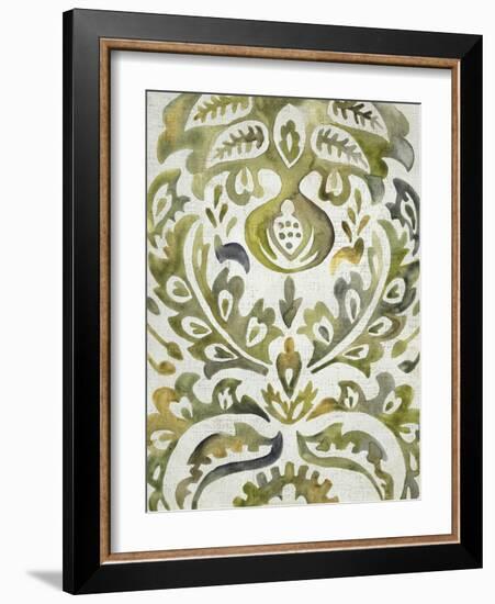 Verdant Damask I-Chariklia Zarris-Framed Art Print