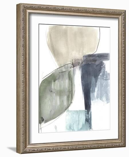 Verdant Divide I-Jennifer Goldberger-Framed Art Print