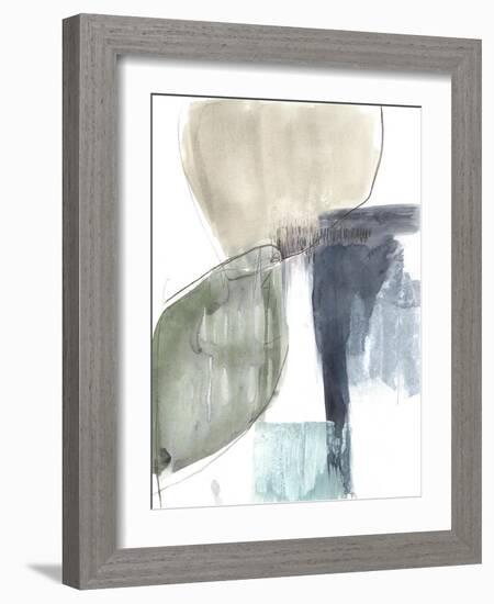 Verdant Divide I-Jennifer Goldberger-Framed Art Print