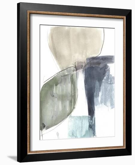 Verdant Divide I-Jennifer Goldberger-Framed Art Print