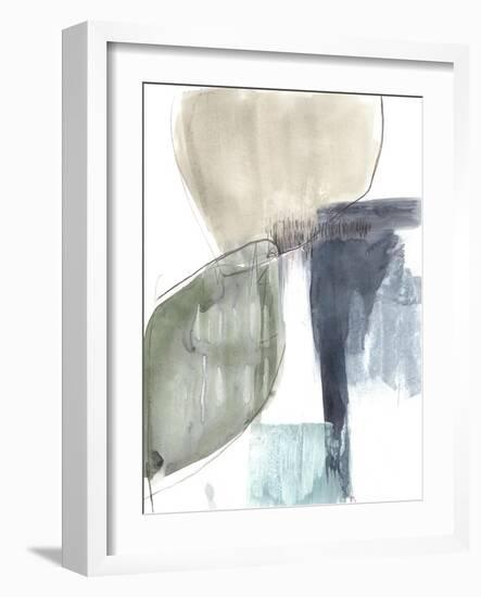 Verdant Divide I-Jennifer Goldberger-Framed Art Print