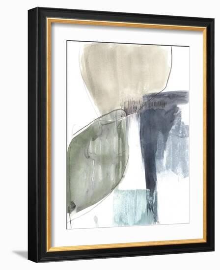 Verdant Divide I-Jennifer Goldberger-Framed Art Print