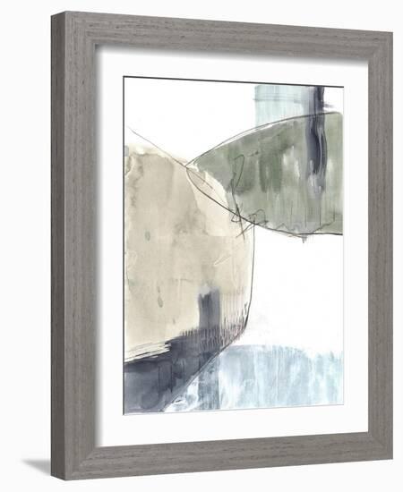 Verdant Divide II-Jennifer Goldberger-Framed Art Print