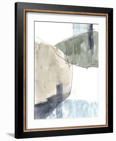 Verdant Divide II-Jennifer Goldberger-Framed Art Print