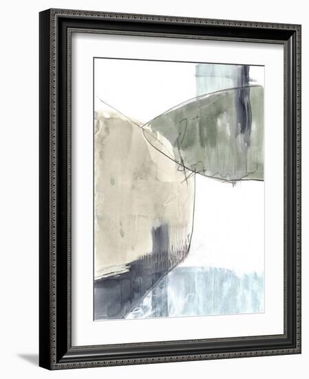 Verdant Divide II-Jennifer Goldberger-Framed Art Print