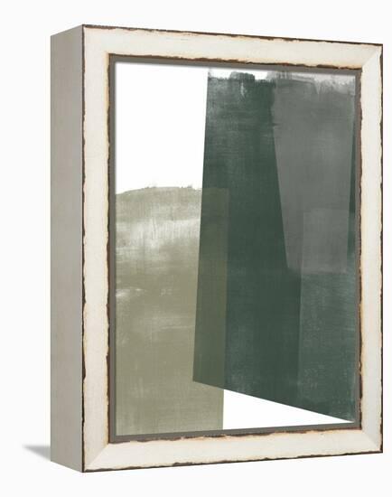 Verdant Geometry I-June Vess-Framed Stretched Canvas