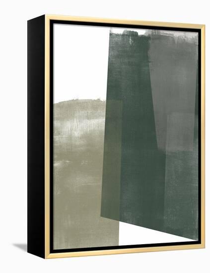 Verdant Geometry I-June Vess-Framed Stretched Canvas