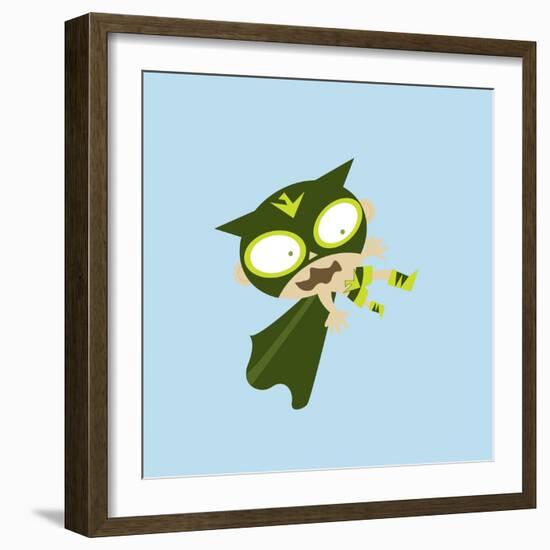 Verde Attacking-null-Framed Giclee Print