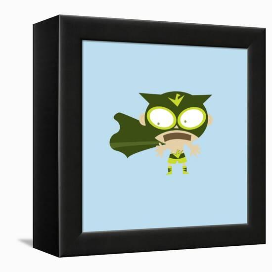 Verde Jumping-null-Framed Premier Image Canvas