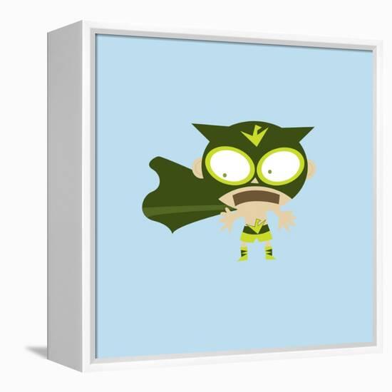 Verde Jumping-null-Framed Premier Image Canvas