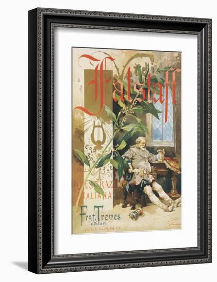 Verdi, Falstaff-null-Framed Art Print