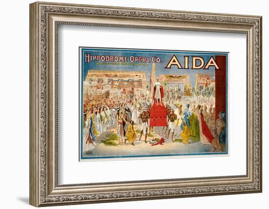Verdi Opera Aida in Cleveland-null-Framed Art Print